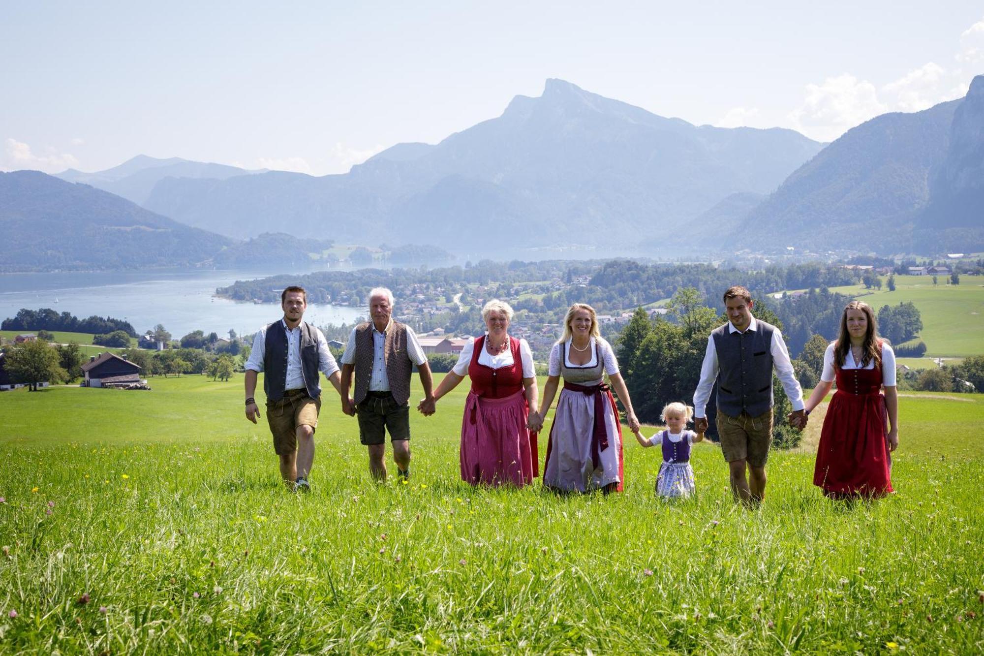Panorama Hotel Gasthof Leidingerhof Mondsee Bagian luar foto