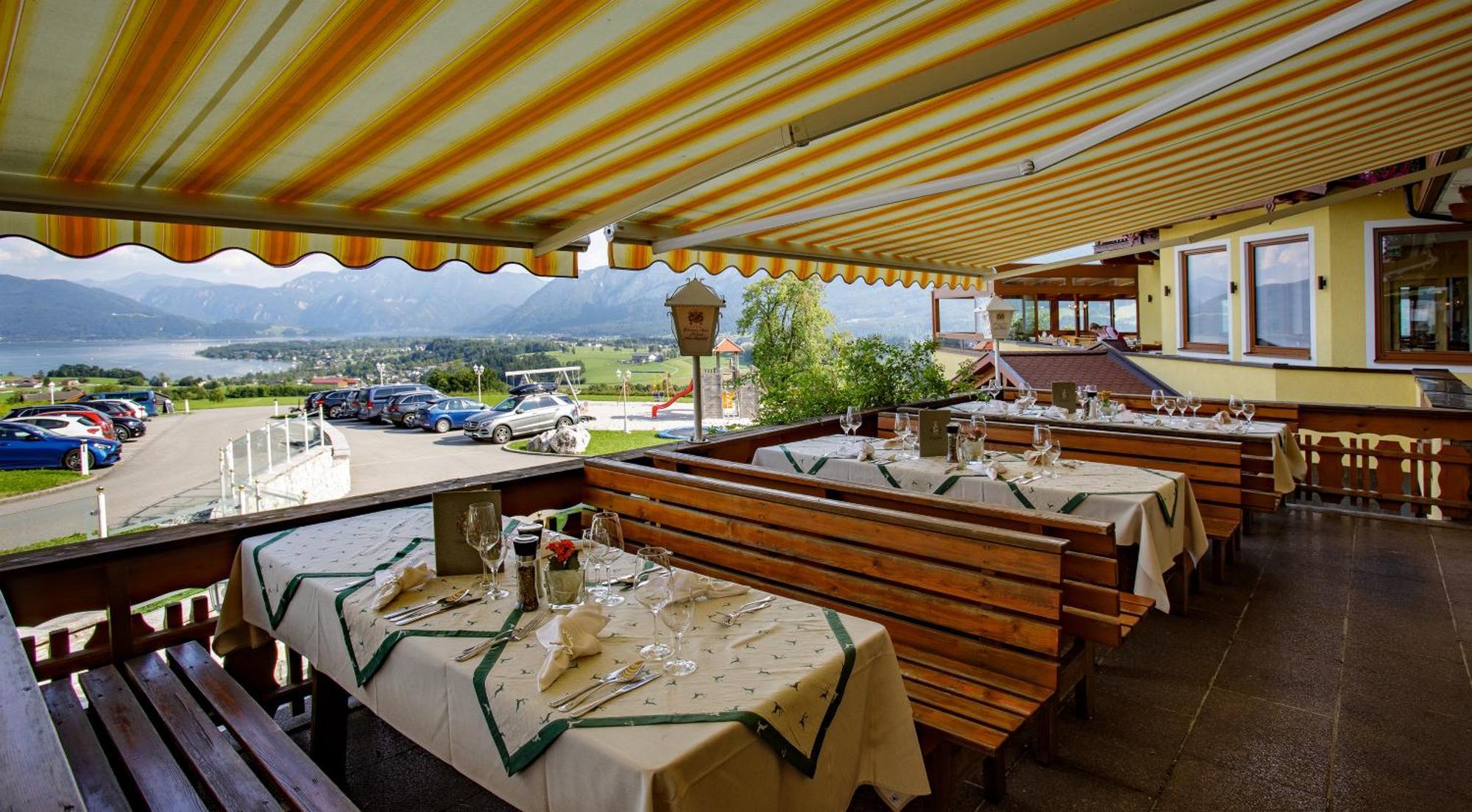 Panorama Hotel Gasthof Leidingerhof Mondsee Bagian luar foto