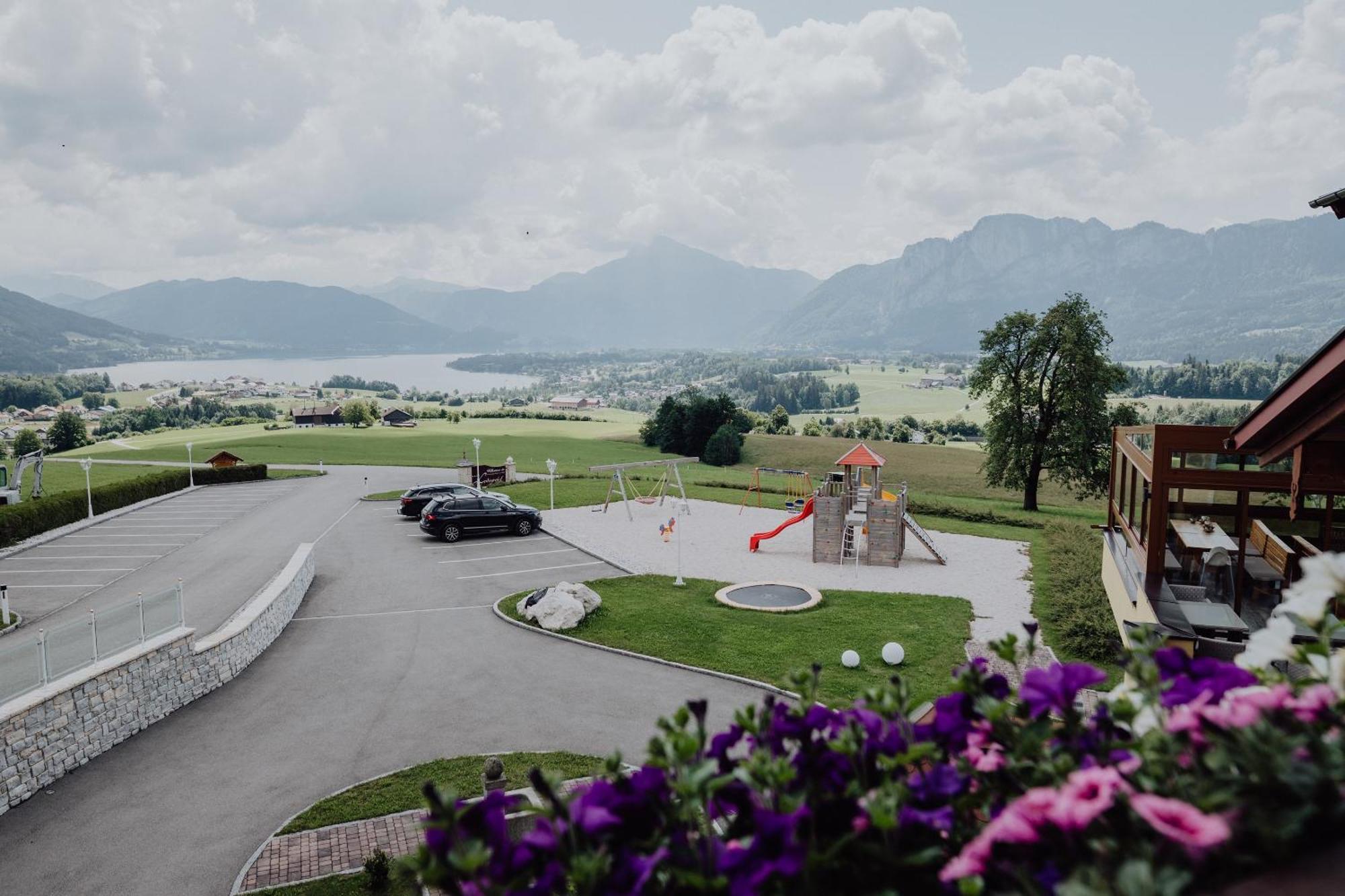 Panorama Hotel Gasthof Leidingerhof Mondsee Bagian luar foto
